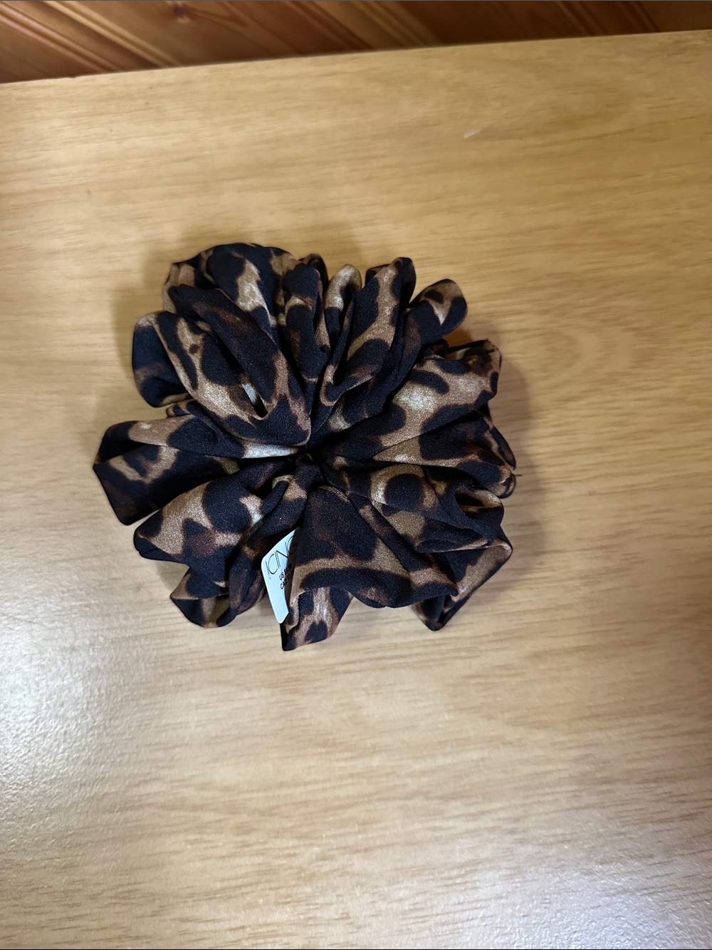 Icing Jumbo Leopard Hair Scrunchie